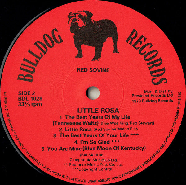 Red Sovine : Little Rosa (LP, Album)