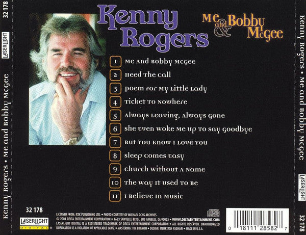 Kenny Rogers : Me And Bobby McGee (CD, Comp)