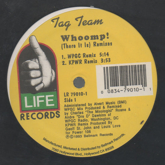 Tag Team : Whoomp! (There It Is) Remixes (12", Single)