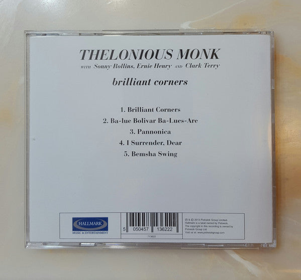 Thelonious Monk : Brilliant Corners (CD, Album, Mono, RE)