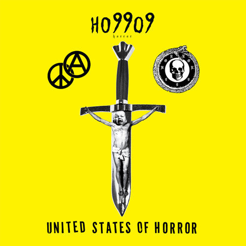HO99O9 : United States Of Horror (2xLP, Album, Ltd, Yel)