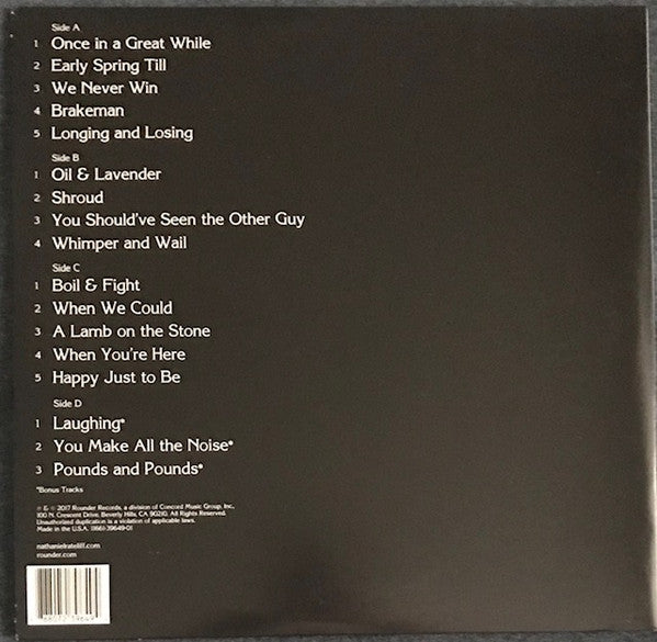 Nathaniel Rateliff : In Memory Of Loss (2xLP, Album, Dlx, RE, 180)