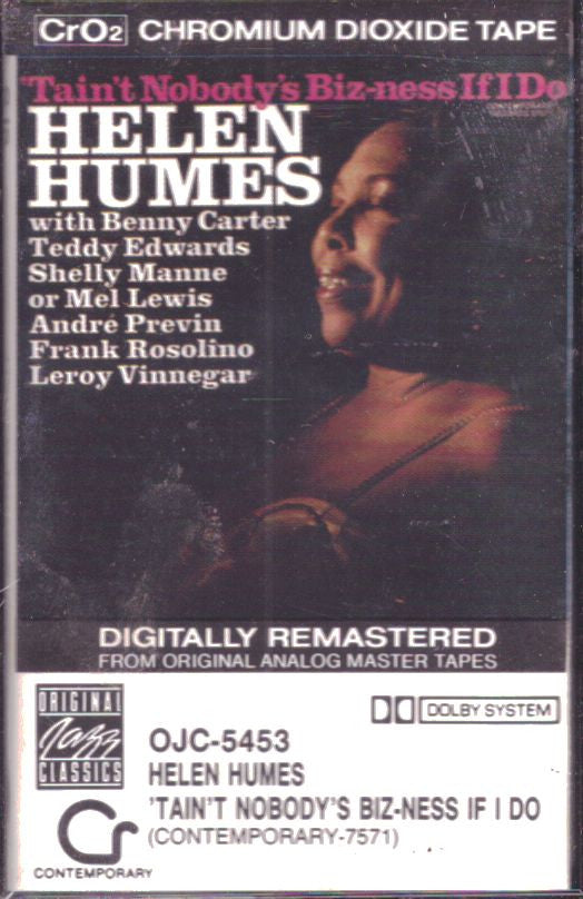 Helen Humes : 'Tain't Nobody's Biz-ness If I Do (Cass, Album, RE, RM)