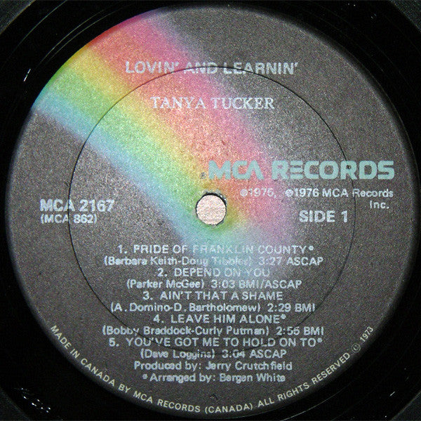 Tanya Tucker : Lovin' And Learnin' (LP, Album)