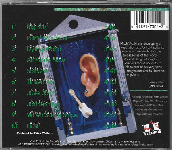 Mitch Watkins : Humhead (CD, Album)