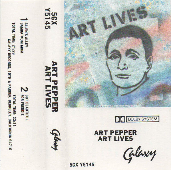 Art Pepper : Art Lives (Cass, M/Print, Dol)