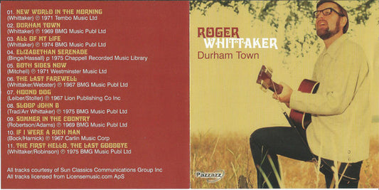 Roger Whittaker : Durham Town (CD, Comp)
