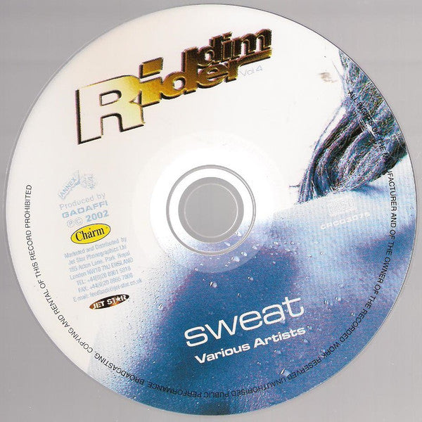 Various : Riddim Rider Vol. 4 Sweat (CD, Comp)