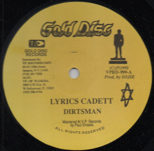Dirtsman : Lyrics Cadett  (12")