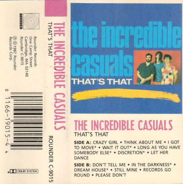 The Incredible Casuals : That's That (Cass, Album)