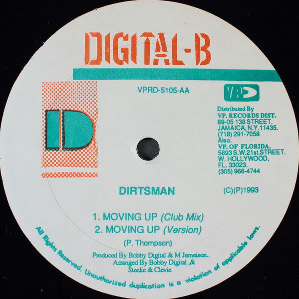 Jack Radics / Dirtsman : When Are You Coming Back Home / Moving Up (12")