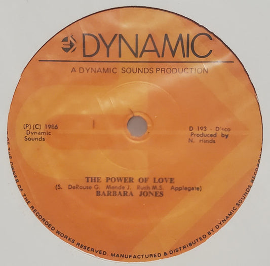 Barbara Jones : The Power Of Love (12")