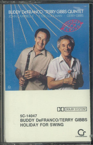 Buddy DeFranco / Terry Gibbs Quintet : Holiday For Swing (Cass, Album)