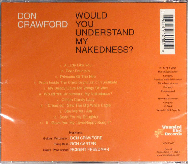 Don Crawford : Would You Understand My Nakedness? (CD, Album)