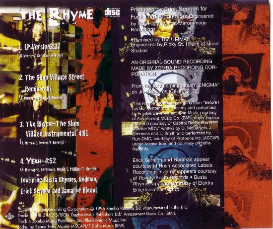 Keith Murray : The Rhyme (CD, Single)
