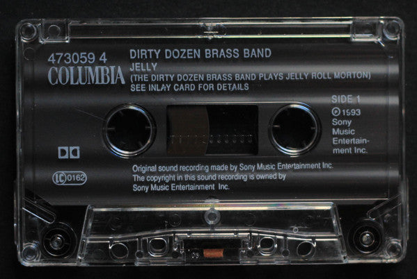 The Dirty Dozen Brass Band : Jelly (The Dirty Dozen Brass Band Plays Jelly Roll Morton) (Cass, Album)