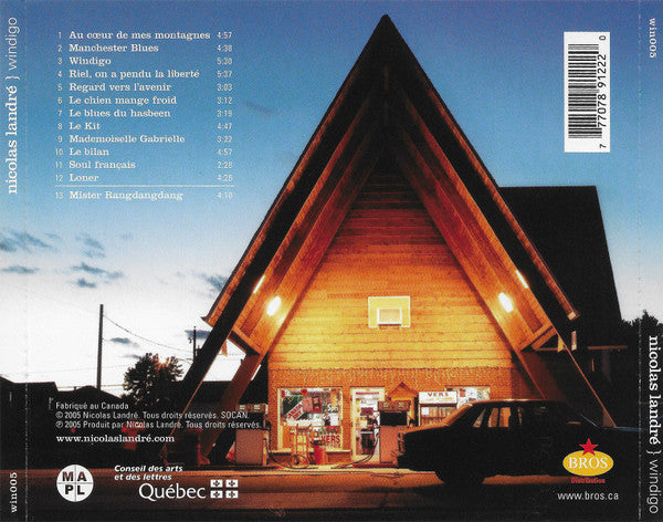 Nicolas Landré : Windigo (CD, Album)