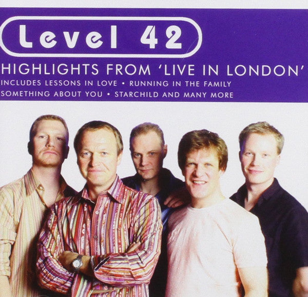 Level 42 : Highlights From 'Live In London' (CD, Album)