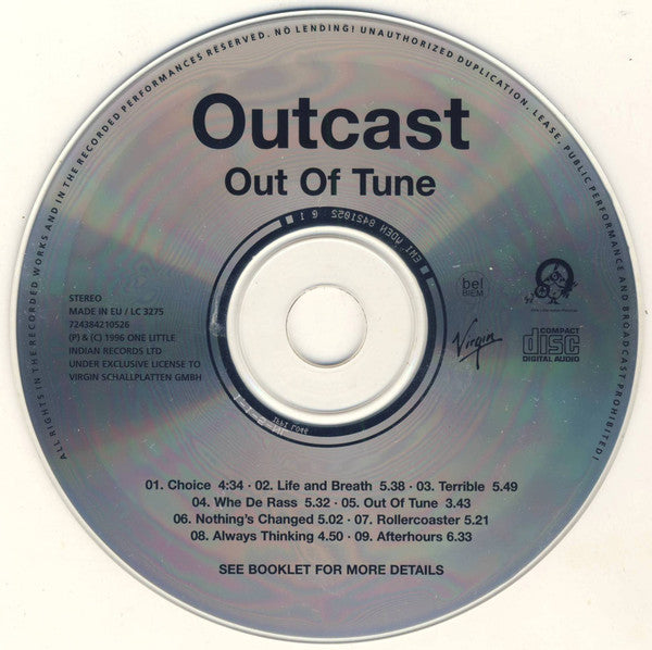 Outcast : Out Of Tune (CD, Album)