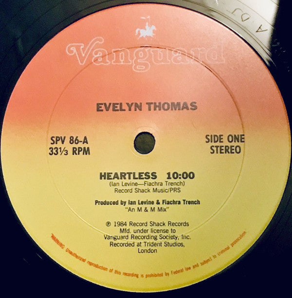 Evelyn Thomas : Heartless (12")