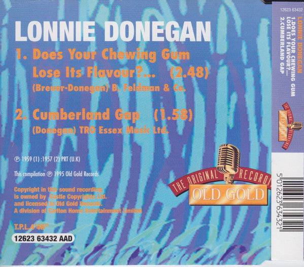Lonnie Donegan : Does Your Chewing Gum Lose Its Flavour? / Cumberland Gap (CD, Single)
