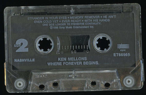 Ken Mellons : Where Forever Begins (Cass, Album)