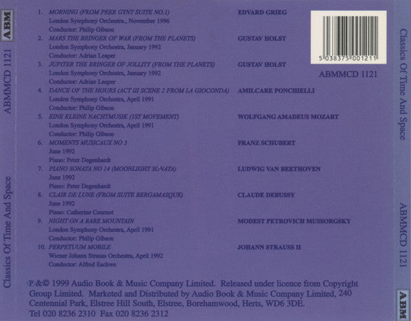 London Symphony Orchestra, Wiener Johann Strauss Orchestra : Classics Of Time And Space (CD, Album, Comp)