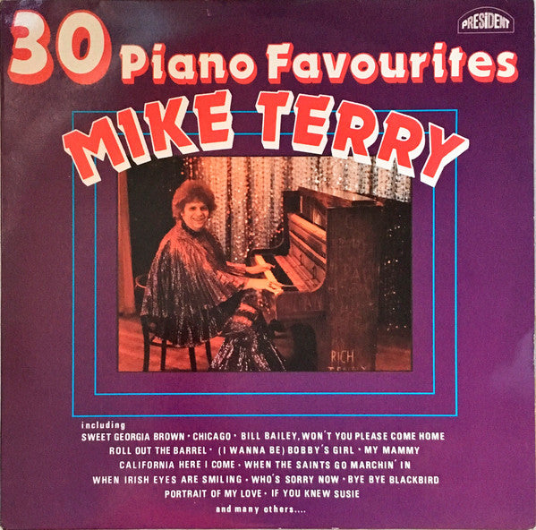 Mike Terry (7) : 30 Piano Favourites (LP, RE)