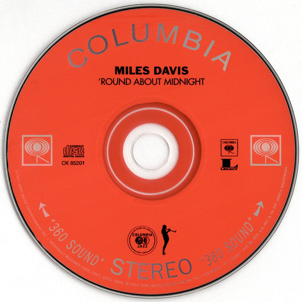 Miles Davis : 'Round About Midnight (CD, Album, RE, RM, RP)