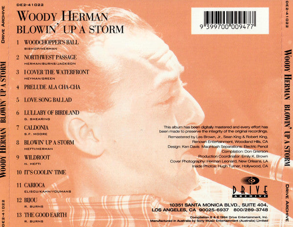 Woody Herman : Blowin' Up A Storm (CD, Comp)
