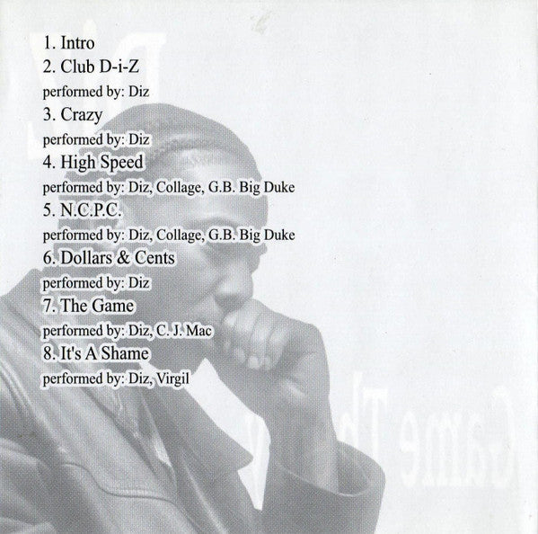 DiZ (5) : Game Theory (CD, Album)