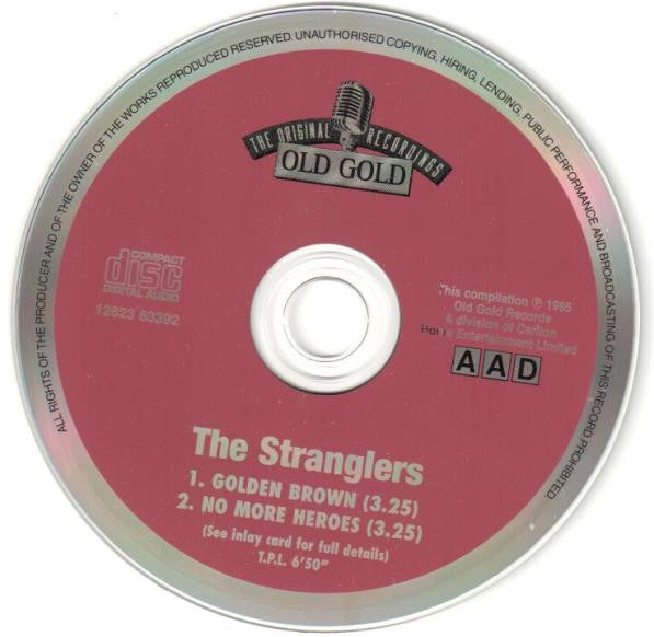 The Stranglers : Golden Brown / No More Heroes (CD, Single)