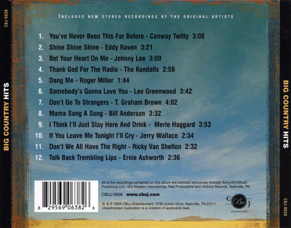 Various : Big Country Hits (CD, Comp)