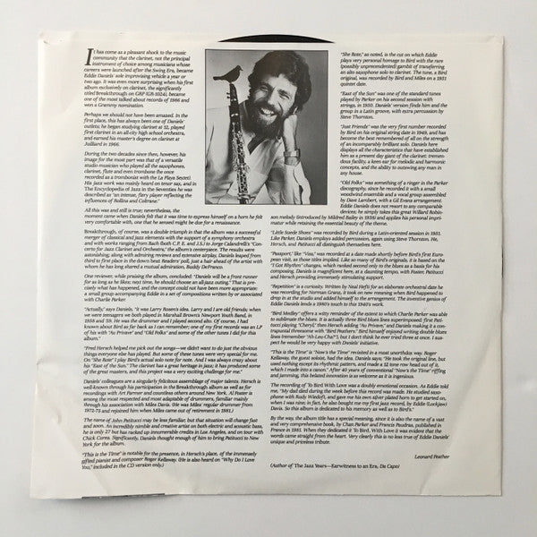 Eddie Daniels : To Bird With Love (LP, Album, Club)
