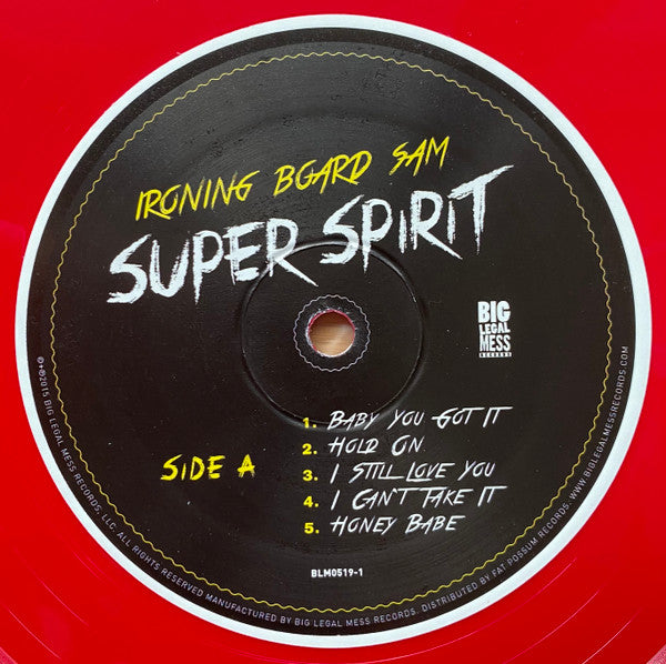 Ironing Board Sam : Super Spirit (LP, Album, Red)