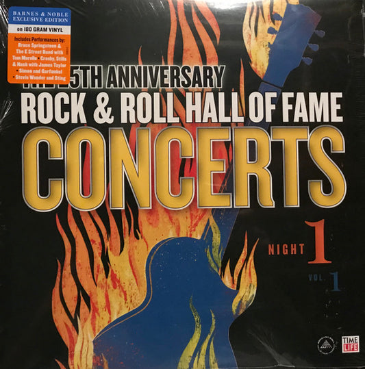 Various : The 25th Anniversary Rock & Roll Hall of Fame Concerts Night 1 - Vol. 1 (LP, Album, 180)