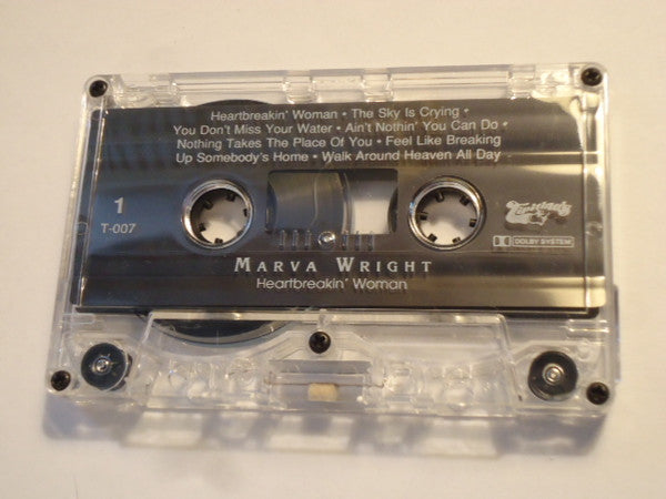 Marva Wright : Heartbreakin' Woman (Cass, Album)