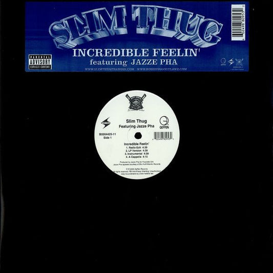 Slim Thug Featuring Jazze Pha : Incredible Feelin' (12")