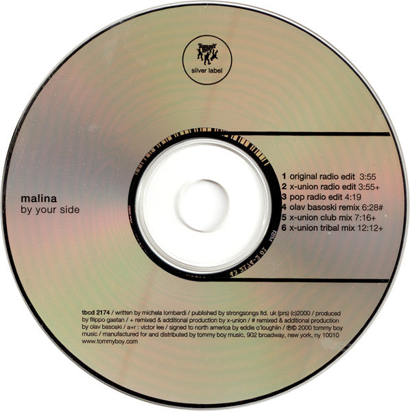 Malina : By Your Side (CD, Maxi)