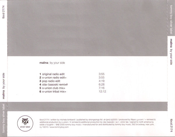 Malina : By Your Side (CD, Maxi)