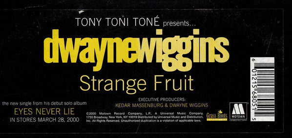 Dwayne Wiggins : Strange Fruit (12", Single)