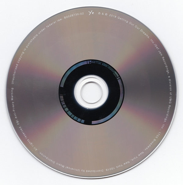 Kanye West : Ye (CD, Album)