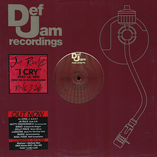 Ja Rule : I Cry (12", Promo)
