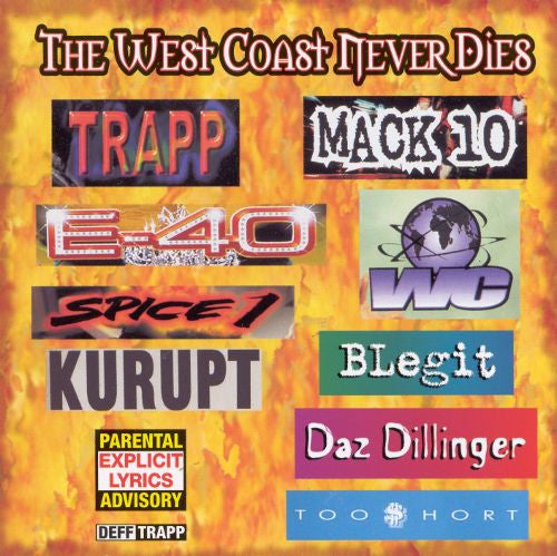 Various : The West Coast Never Dies (CD, Comp)
