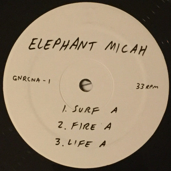 Elephant Micah : Genericana (LP, Album, Bla)