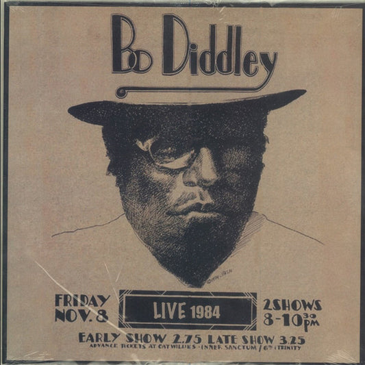Bo Diddley : Live 1984 (LP, Album, RE, Unofficial)