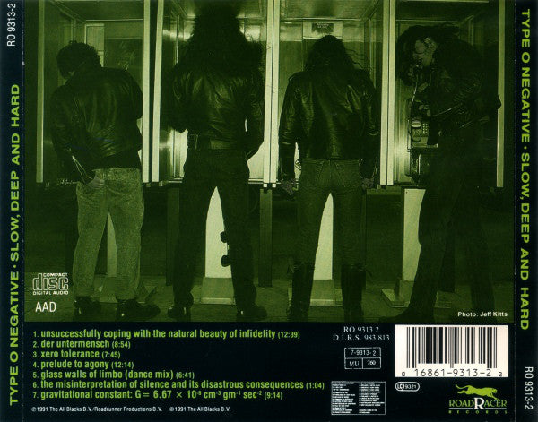 Type O Negative : Slow, Deep And Hard (CD, Album, RP)