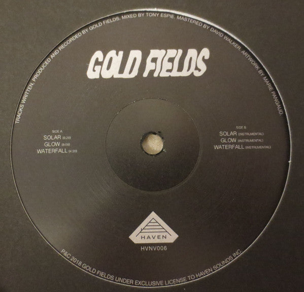 Gold Fields : Glow EP (12", EP, Ltd)
