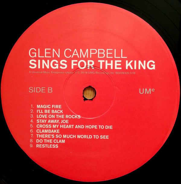 Glen Campbell : Sings For The King (LP, Album)
