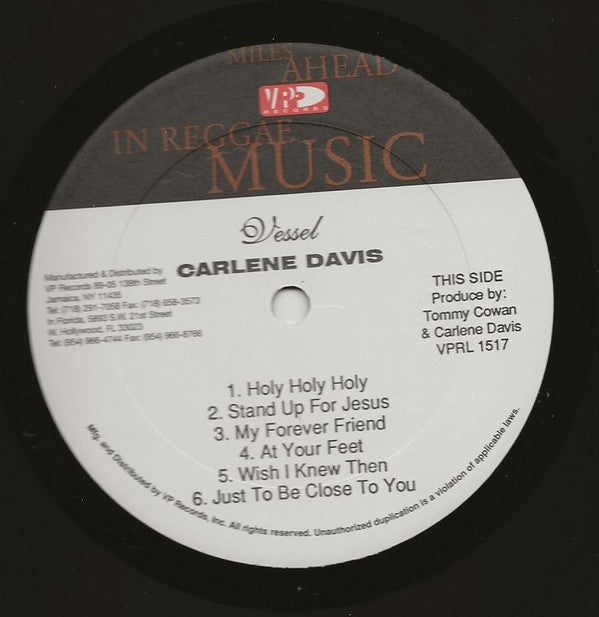 Carlene Davis : Vessel (LP, Album)